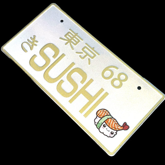 Sushi JDM License Plate 2