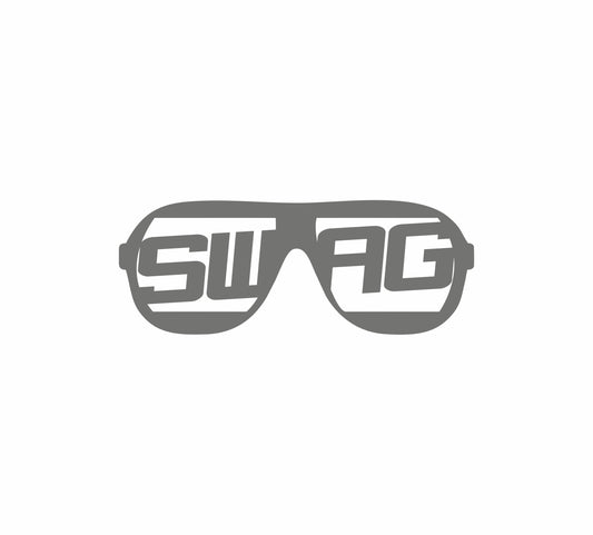 Swag Brille – 12 cm Autofolie Sticker