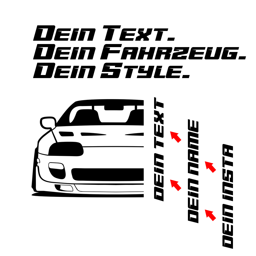 Toyota Supra MK4 MY 1993 – customizable Shirts & Hoodies