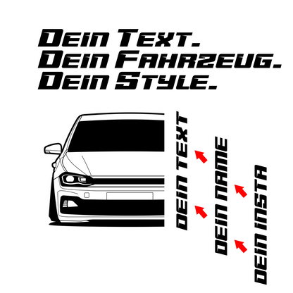 VW Polo MK6 R-Line MY 2017 – Customizable Shirts & Hoodies
