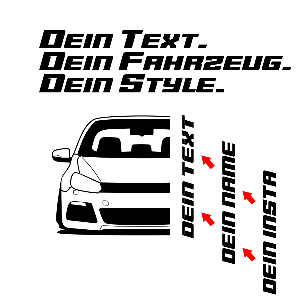 VW Golf R MK6 MY 2008 – customizable Shirts & Hoodies