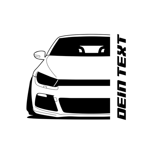 VW Scirocco R MK3 BJ 2009 freigestelltes Fahrzeug