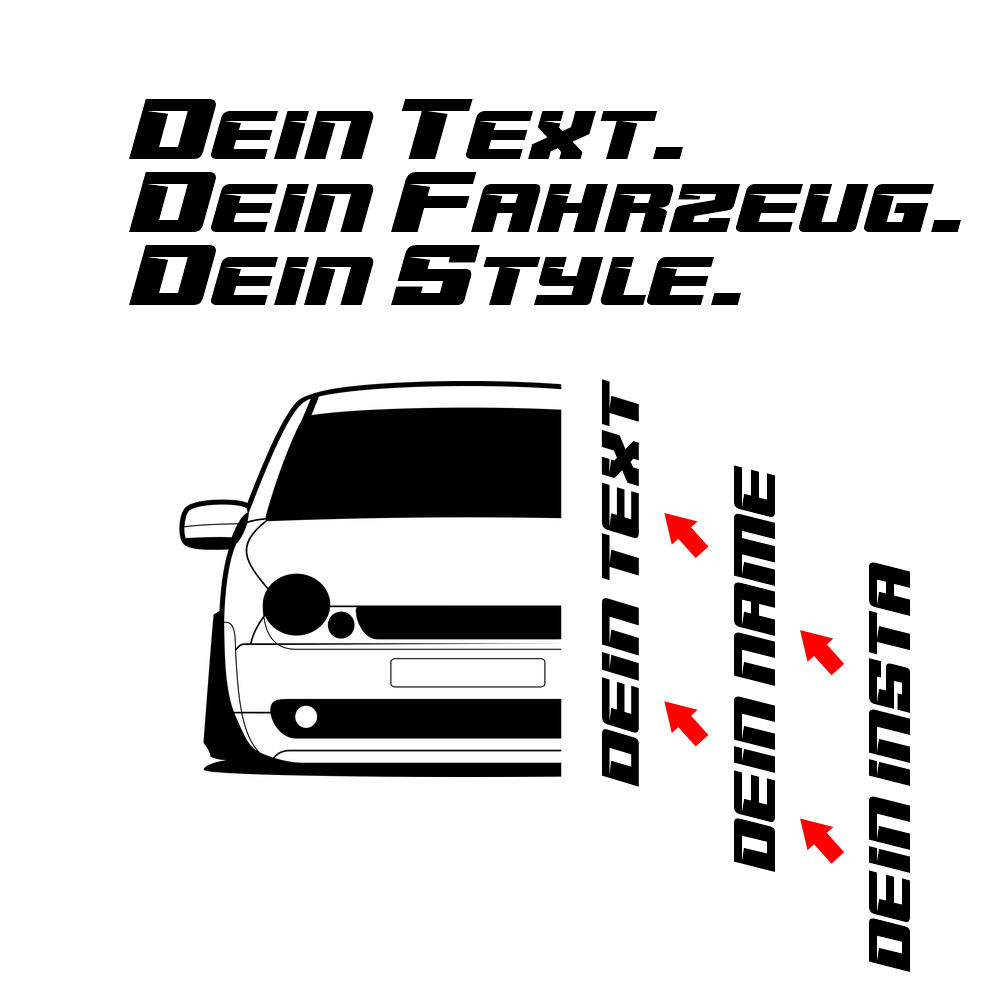 VW Lupo MY 1998 – customizable Shirts & Hoodies