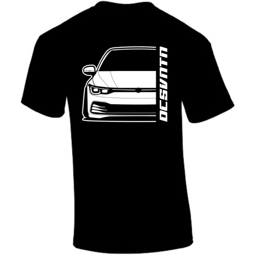 VW Golf MK8 BJ 2019 – personalisierbares Shirt & Hoodie