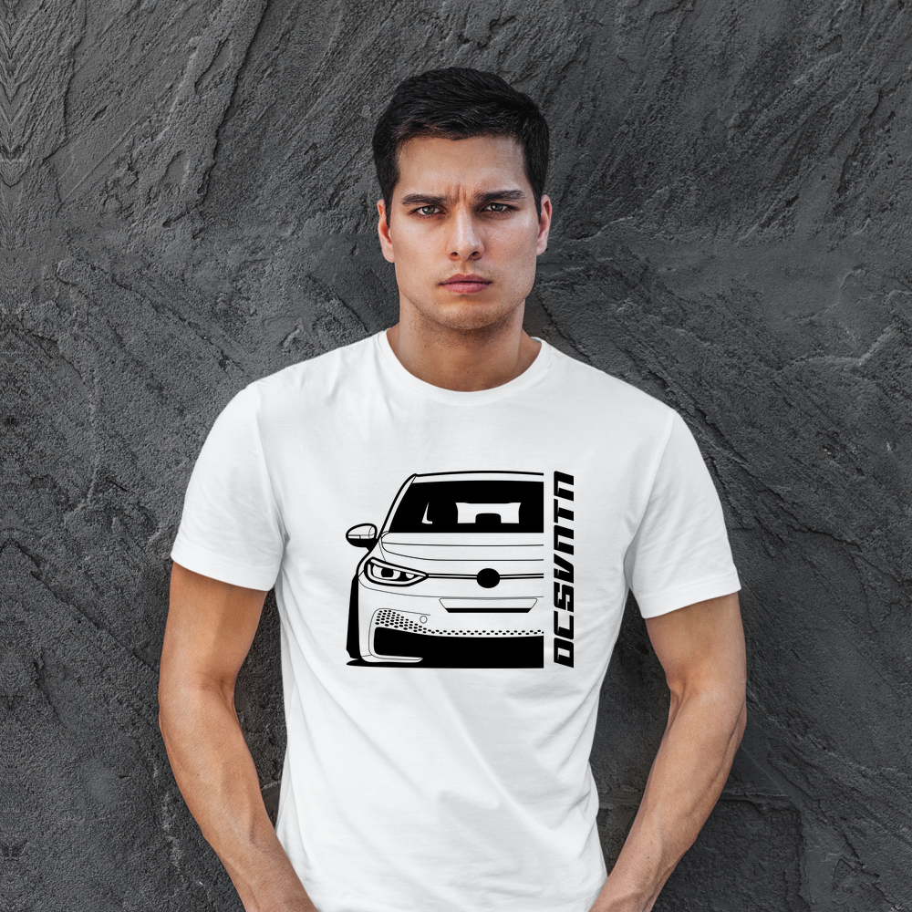 VW ID.3 E1 BJ 2019 – personalisierbares Shirt & Hoodie