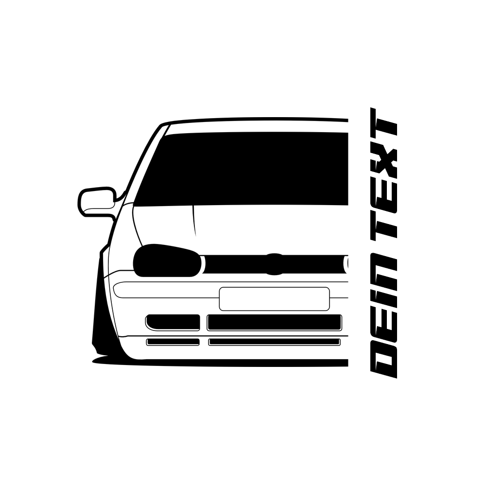 VW Golf GTI MK4 BJ 1997 – personalisierbares Shirt & Hoodie