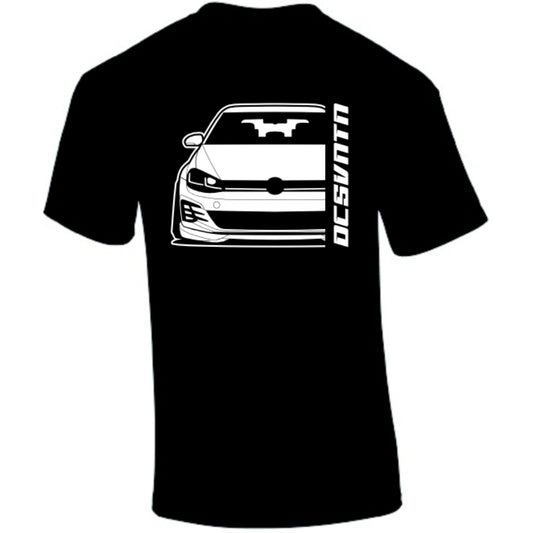 VW Golf MK 7,5 GTI TCR Facelift BJ 2019 – personalisierbares Shirt & Hoodie