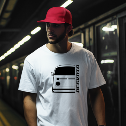 VW Transporter T2 BJ 1973 – personalisierbares Shirt & Hoodie