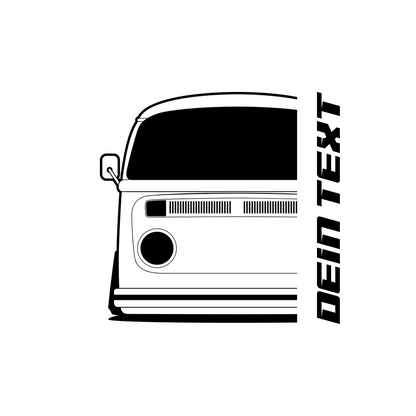 VW Transporter T2 BJ 1973 – personalisierbares Shirt & Hoodie