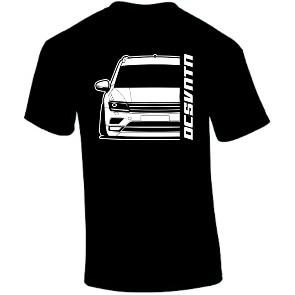 VW Tiguan II BJ 2016 – personalisierbares Shirt & Hoodie