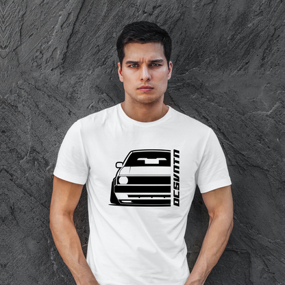 VW Golf MK2 GL Clean BJ 1983 – personalisierbares Shirt & Hoodie