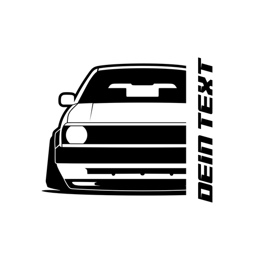 VW Golf MK2 GL Clean BJ 1983 – personalisierbares Shirt & Hoodie