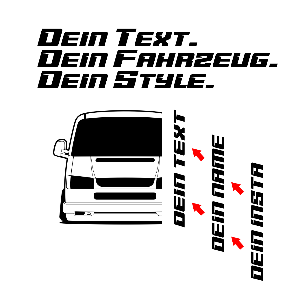 VW Transporter T4 7D MY 1990 – Customizable Shirts & Hoodies