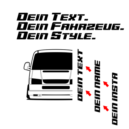 VW Multivan T4 7D Facelift MY 1996 – customizable Shirts & Hoodies