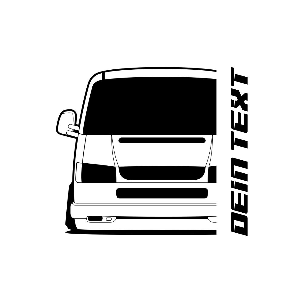 VW Transporter T4 7D MY 1990 – Customizable Shirts & Hoodies