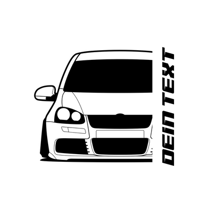 VW Golf V R32 1J BJ 2005 – personalisierbares Shirt & Hoodie