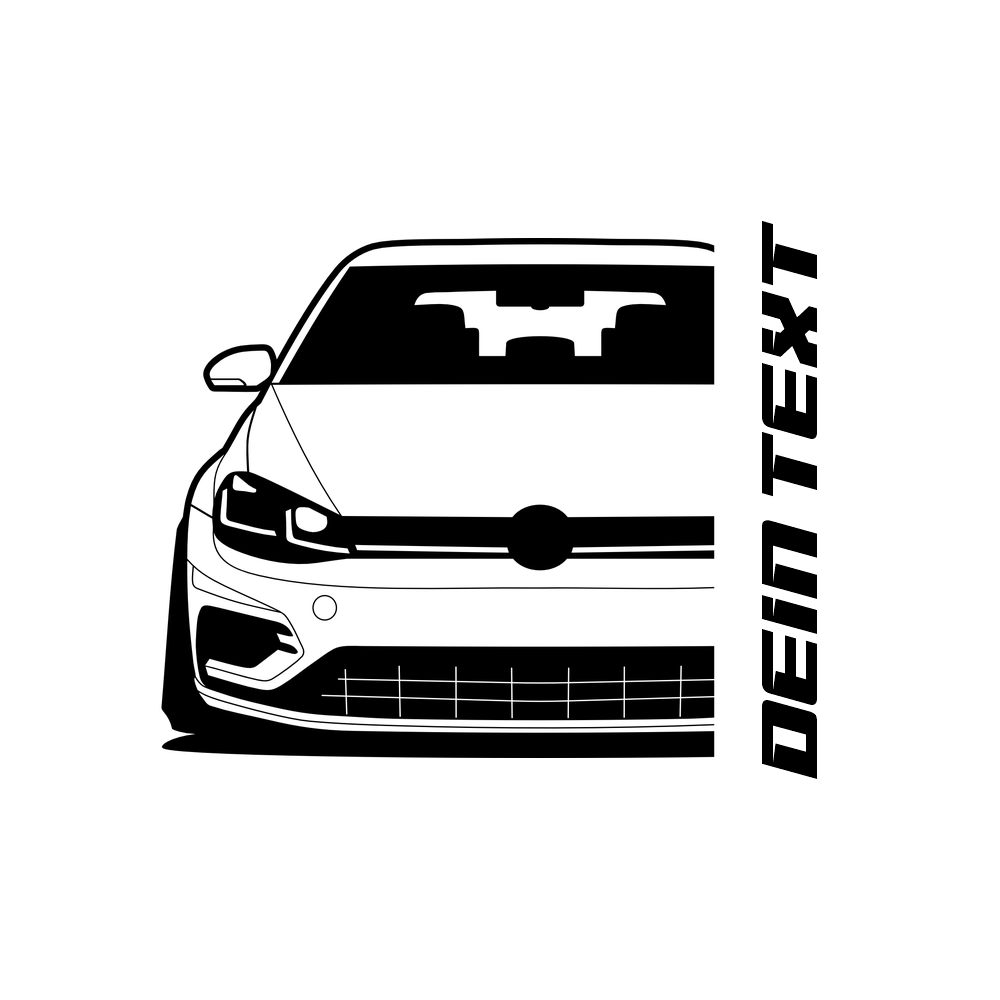VW Golf R MK7 MY 2013 – customizable Shirts & Hoodies