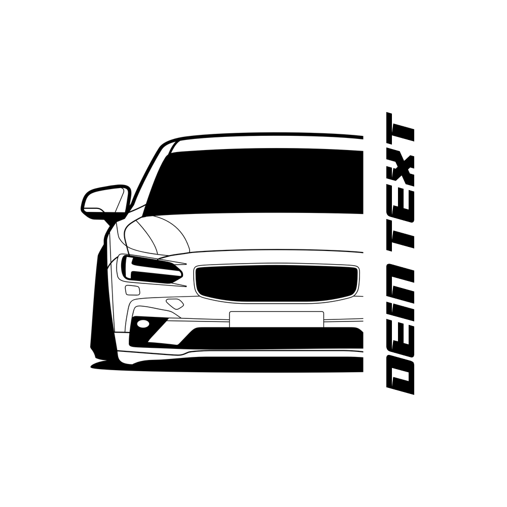 Volvo S90 BJ 2020 – personalisierbares Shirt & Hoodie