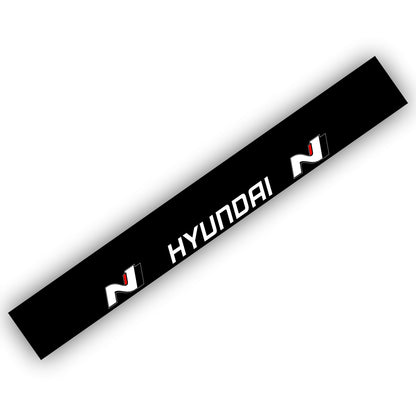 Hyundai N Banner Schwarz W-002B