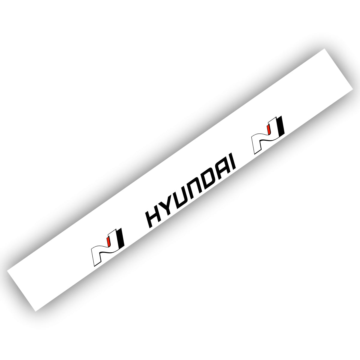Hyundai N Banner Weiß W-002W