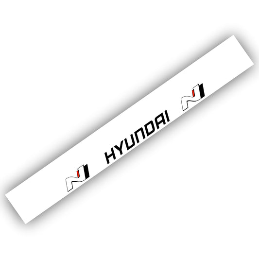 Hyundai N Banner Weiß W-002W