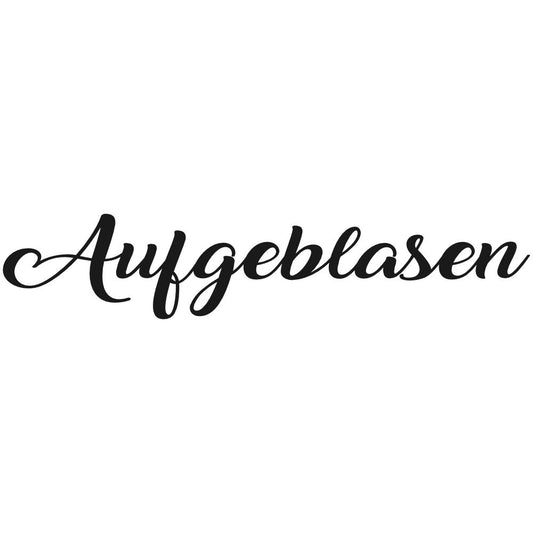 45 cm Sticker Aufgeblasen