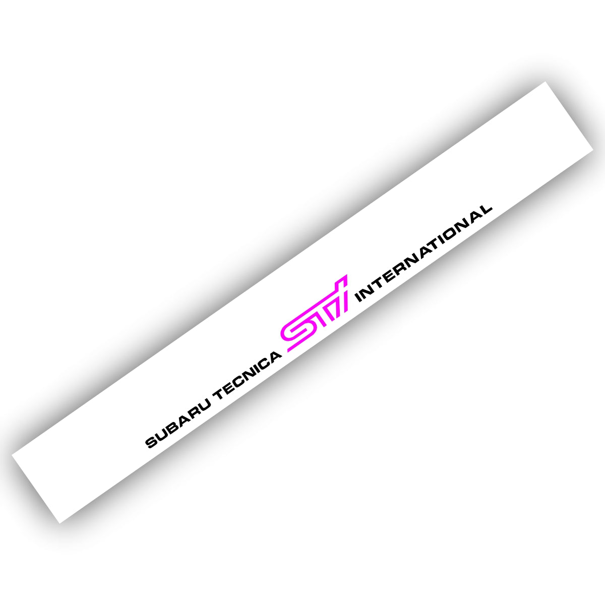 Subaru STI Banner Weiß W-004W
