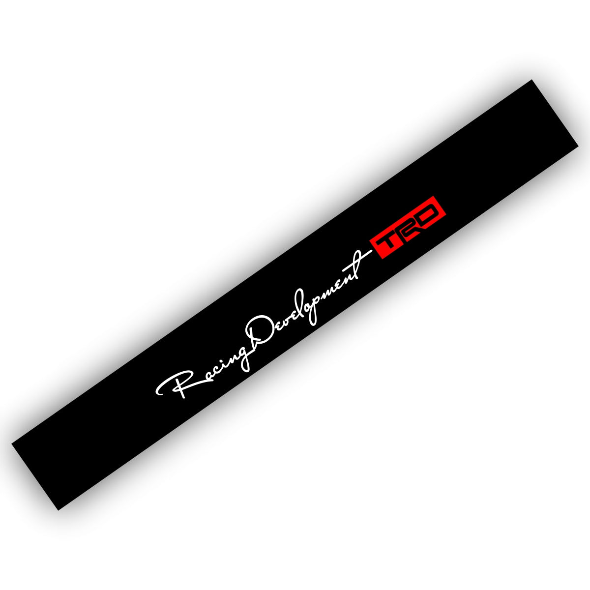 TRD Toyota Development Banner Schwarz W-005B