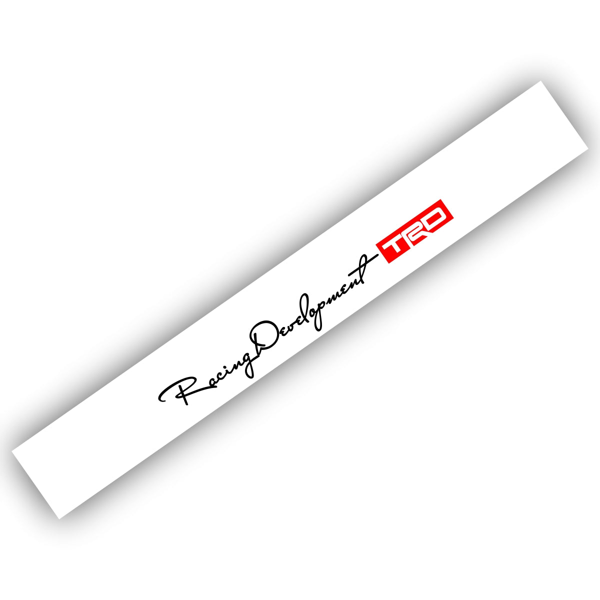 TRD Toyota Development Banner Weiß W-005W