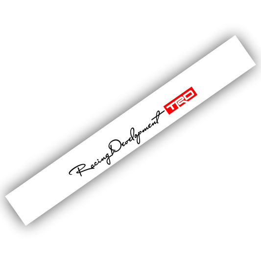 TRD Toyota Development Banner Weiß W-005W