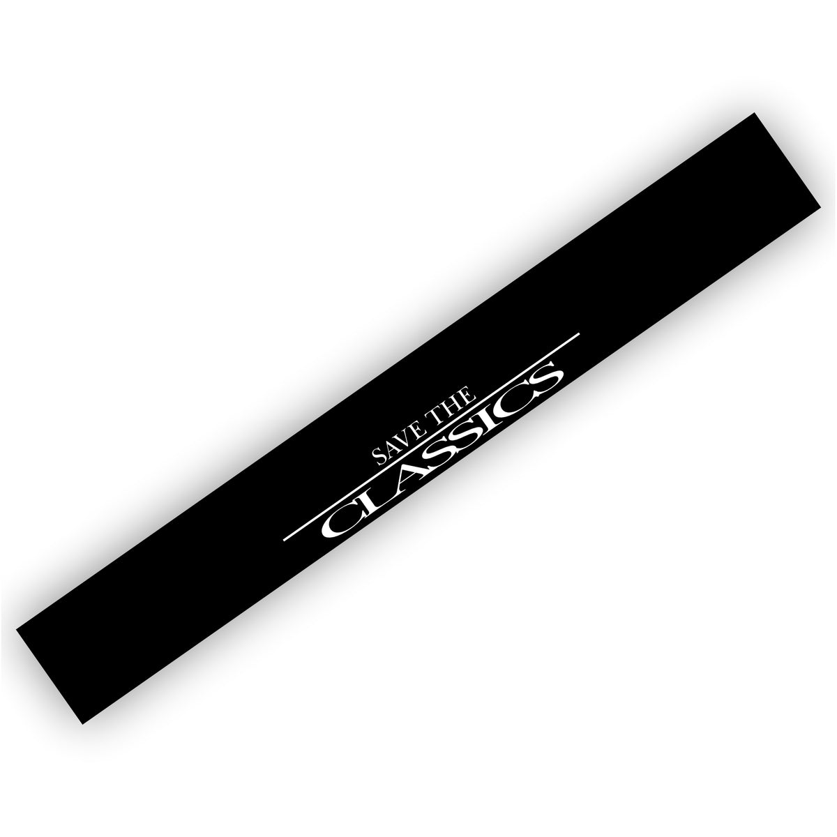 Save the Classics Banner Schwarz W-008B
