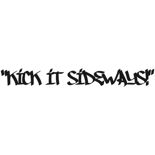 45 cm Sticker Kick it Sideways