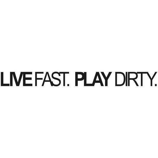 Live fast, drive faster