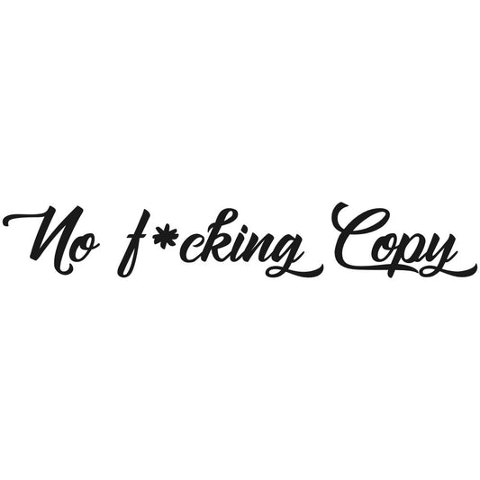 No fucking copy