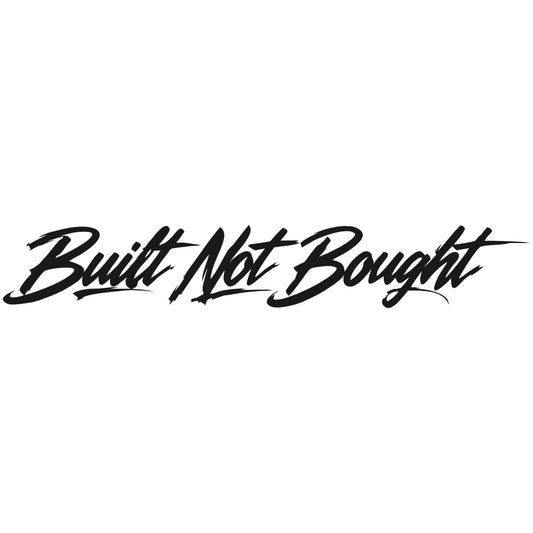 W-119 Built not Bought Fetz 45 cm Sticker