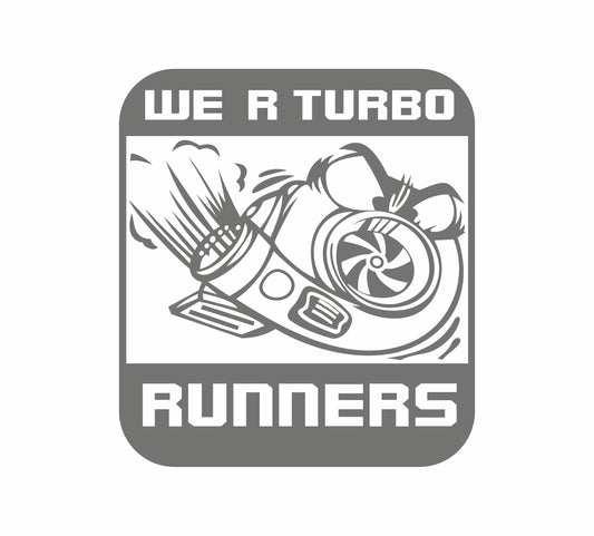 We Are Turbo Runners Sticker 10 cm