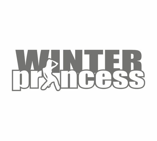 Winter Princess 17 cm Sticker