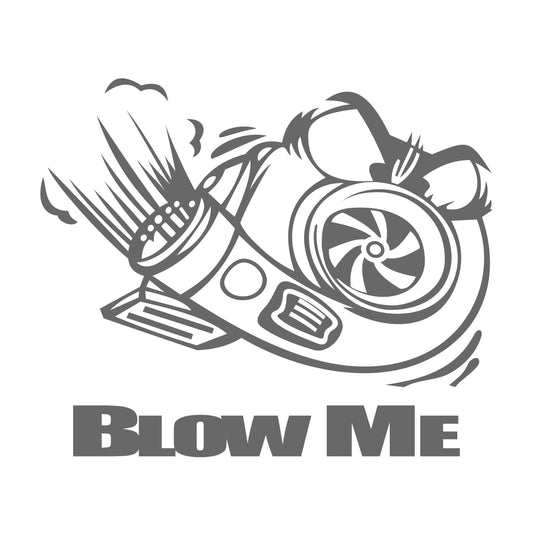 blow me turbo Sticker 17 cm