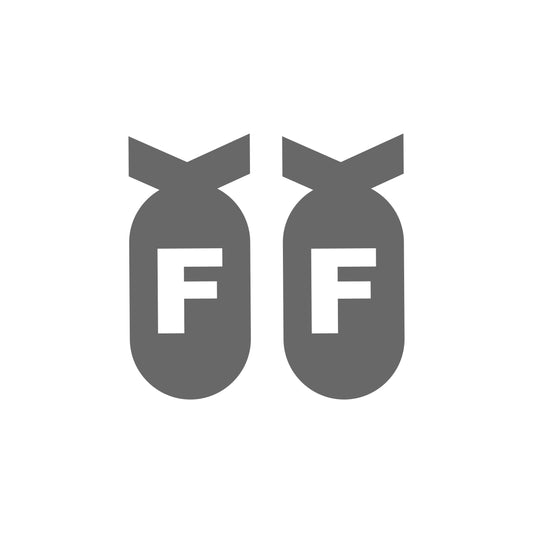 Bomb F Sticker
