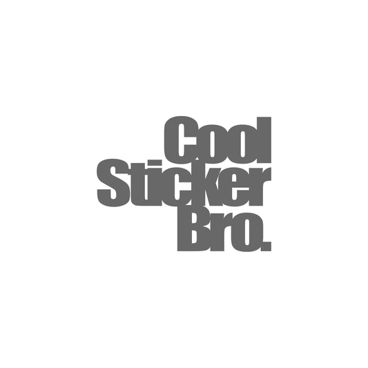 Cool Sticker Bro Sticker