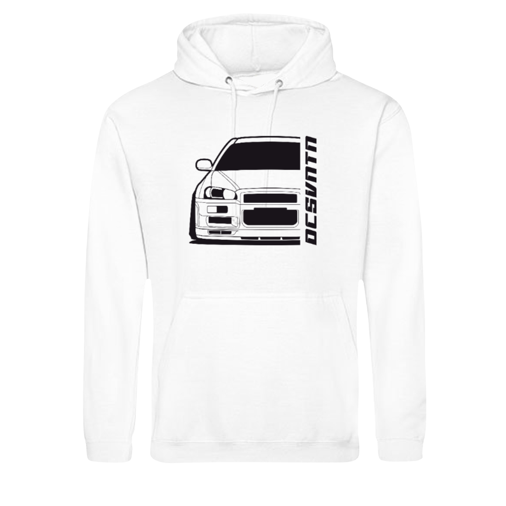 Nissan Skyline R34 GTR BJ 1999 – personalisierbares Shirt & Hoodie