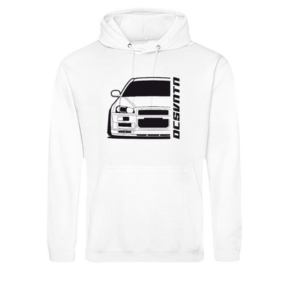 Nissan Skyline R34 GTR BJ 1999 – personalisierbares Shirt & Hoodie