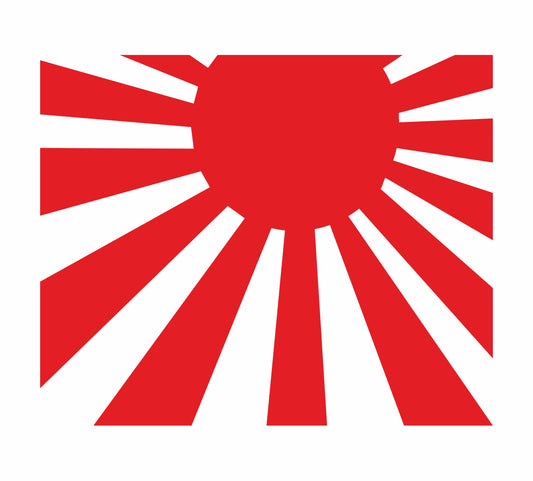 Rising Sun Tankdeckel – 15cm Autofolie Sticker