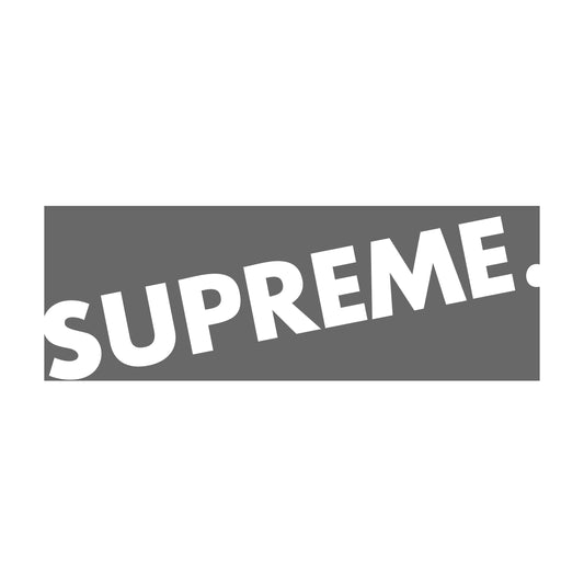 Supreme Rechteck Modern 17 cm Sticker
